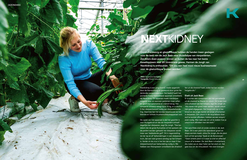 In the picture: Susanne Boeren - van Caam of Van Caam Growers